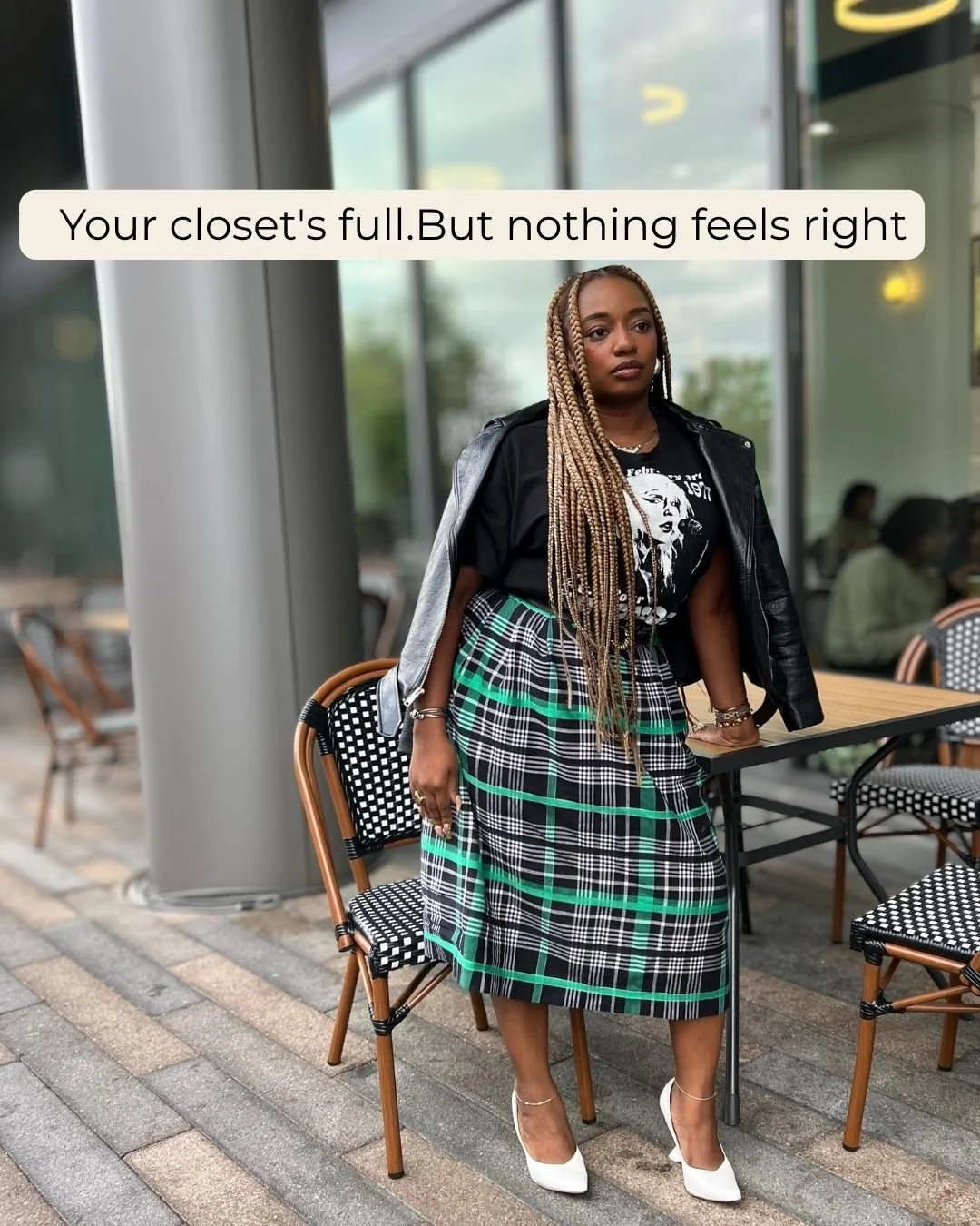 Your closet's full. So why does getting dressed feel impossible?
You're not broken. Your wardrobe just needs a plan.
Style Diagnosis gives you exactly that in one service; you'll know what works, what doesn't, and how to put it all together without t