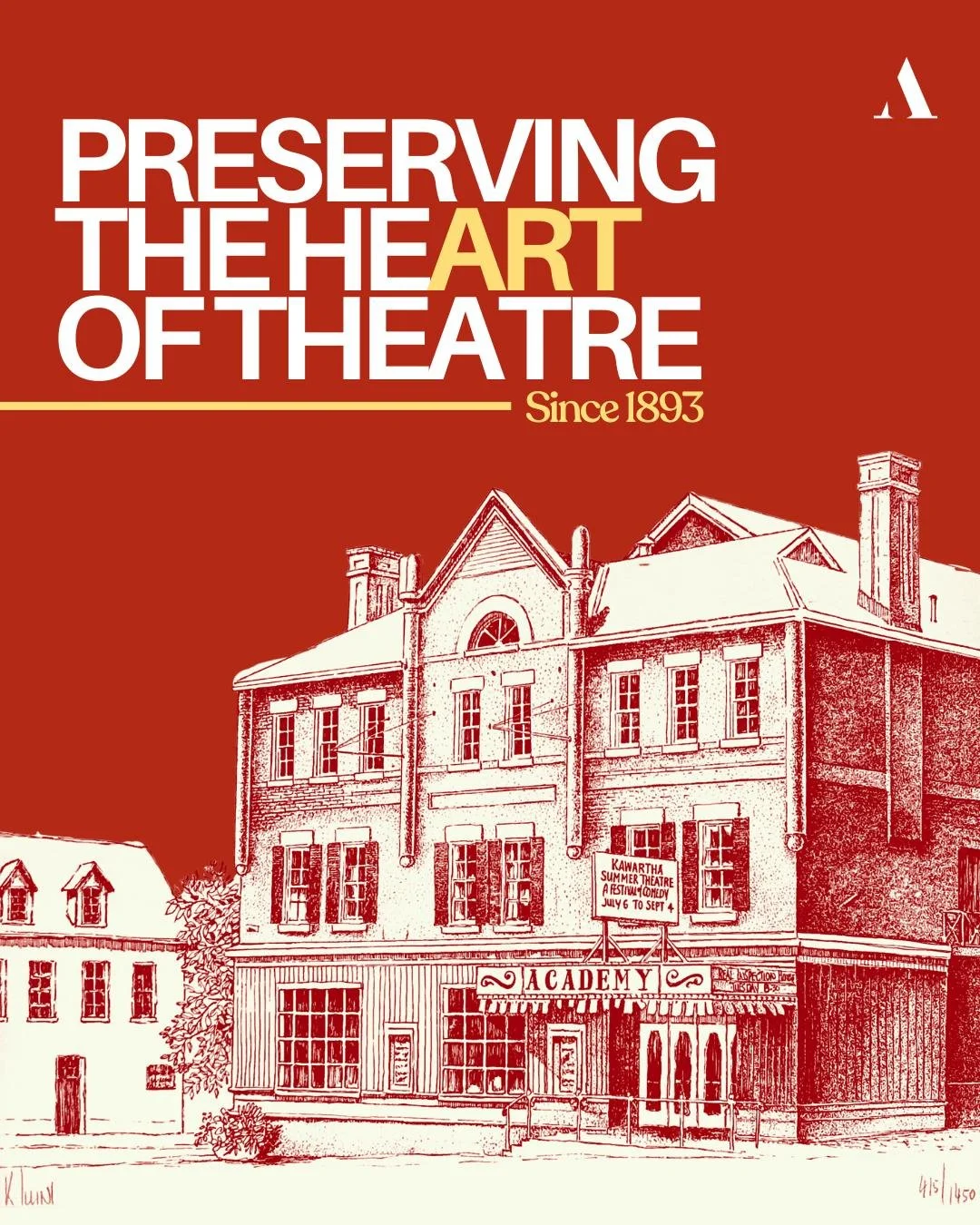 Built on history. Driven by passion. Sustained by community.💛
Proudly keeping the art of live performance alive in Lindsay since 1893.

 #FlatoAcademyTheatre #performingarts #Lindsay #KawarthaLakes #PerformingArts #Theatre #CommunityStage