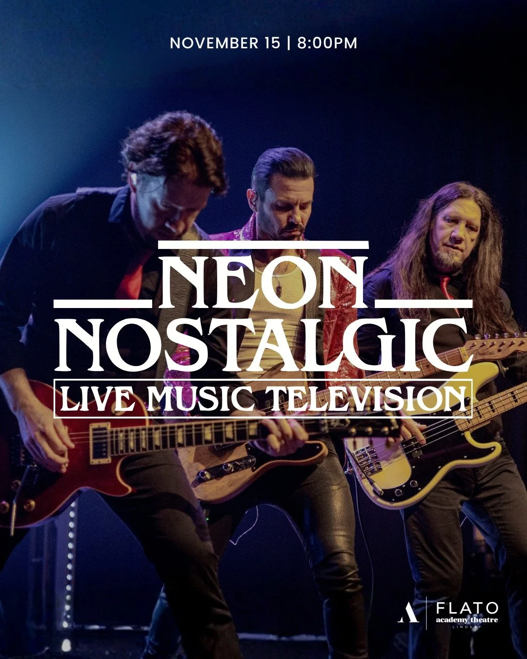 Neon Nostalgic is the ultimate throwback party! 
All your favourite songs, one electrifying night where nostalgia meets rock &rsquo;n&rsquo; roll energy. 🕰🎶

📅 November 15 @ 8:00PM
🎟️Tickets on sale: Visit our website 'What's On' page - Link in b