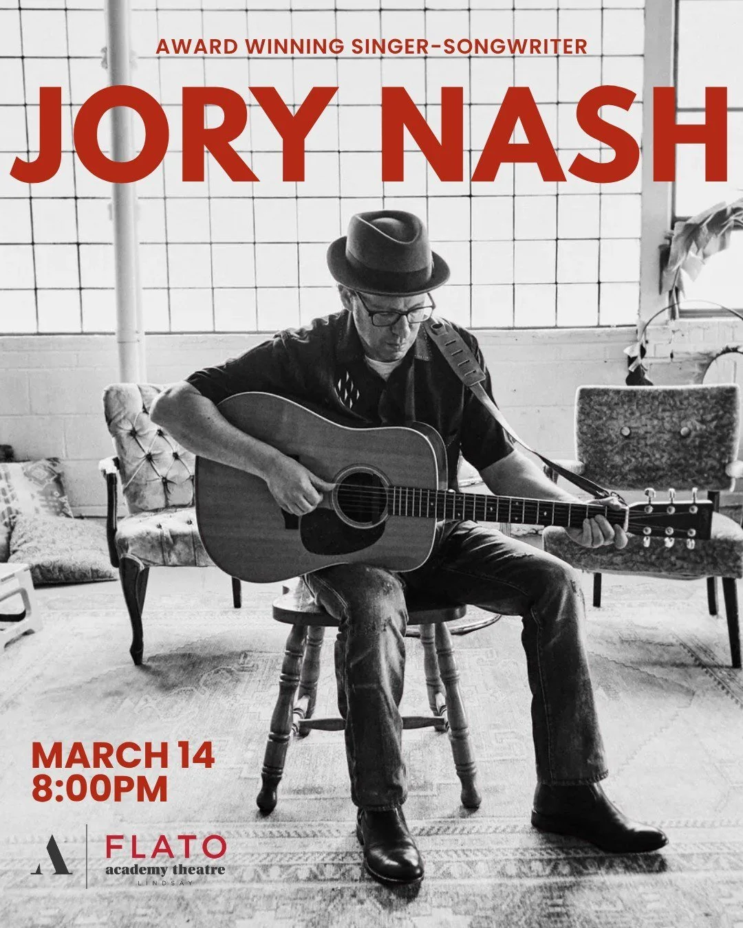 ✨JUST ANNOUNCED✨

Award-winning singer-songwriter and storyteller @jorynashmusic  hits our stage! 
Blending folk, jazz, blues, pop, and soul into a distinctive and original stew of sound.

Nash returns in 2025 with his 10th album, The Light Still Shi