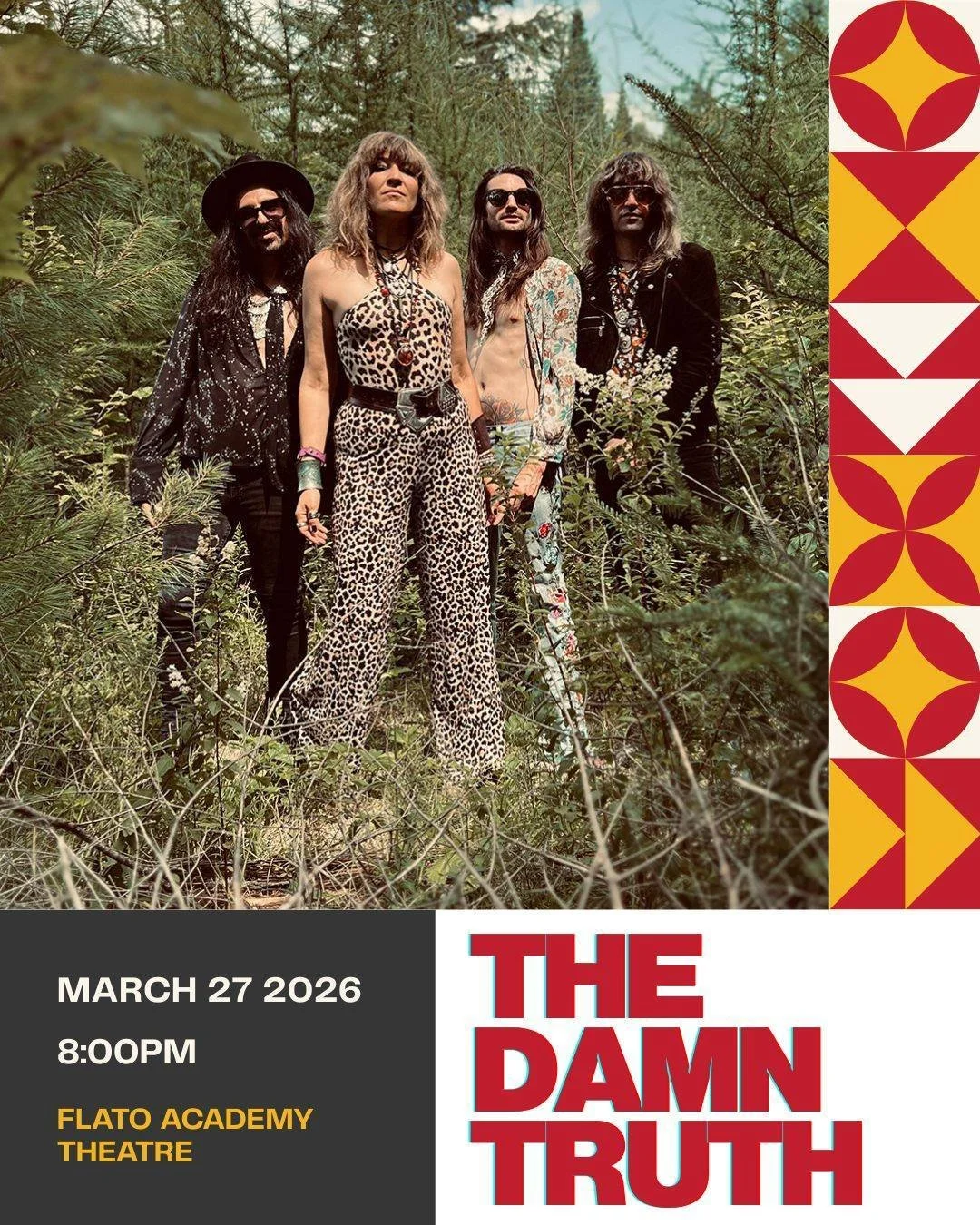 Old-school soul meets modern edge.🎵
@thedamntruth  takes the stage with a sound that&rsquo;s bold, honest, and electrifying.

Who&rsquo;s ready to rock? 👇

📅 March 27 @ 8:00PM
🎟 Tickets on sale now: Visit our website 'What's On' page - Link in bi
