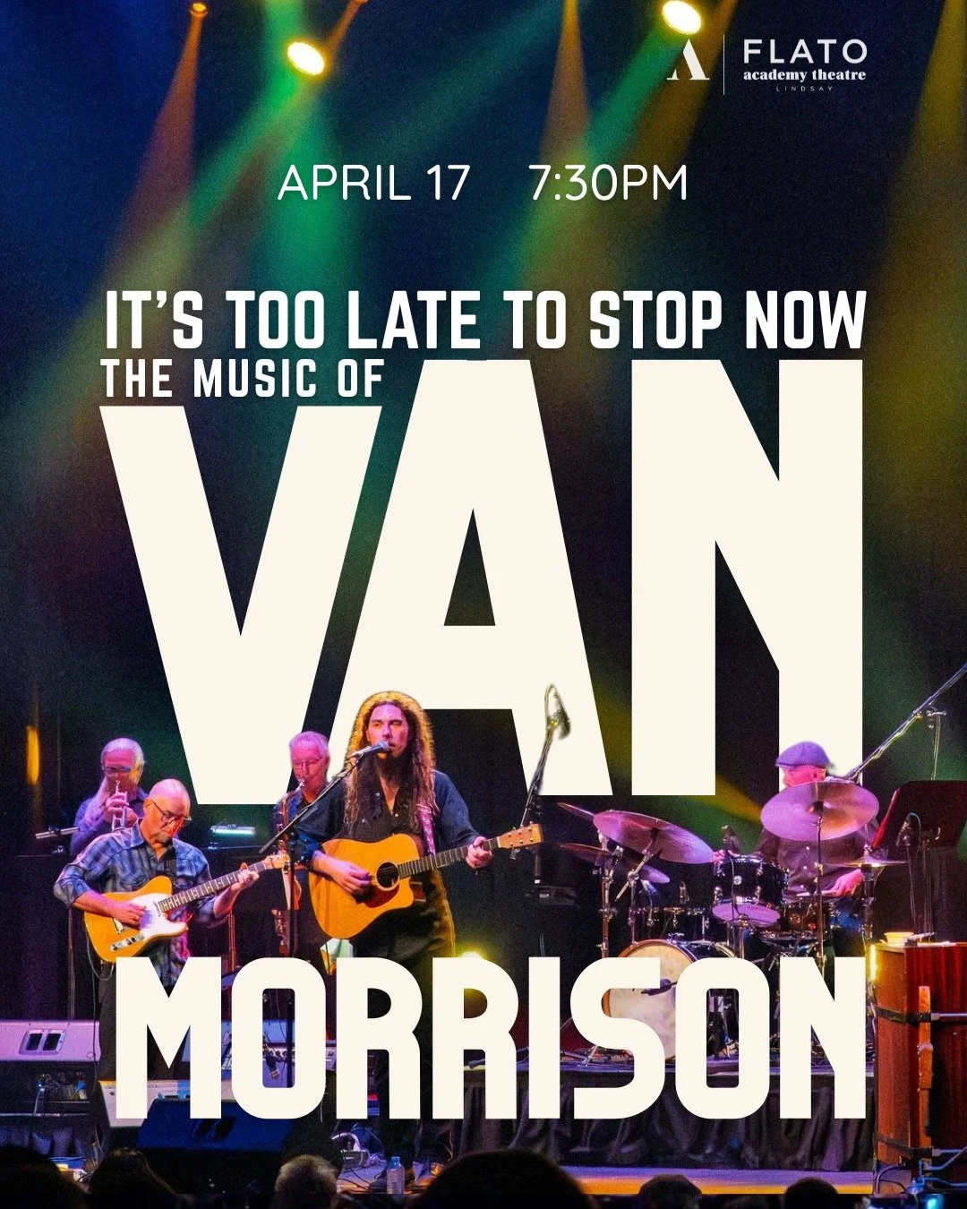 An unforgettable night of soul, blues, and timeless hits. 🎵
Matt Weidinger brings the music of Van Morrison to life in It&rsquo;s Too Late to Stop Now.

Get ready for a night of songs you know and love.

📅 April 17 @ 7:30PM
🎟 Tickets on sale now: 