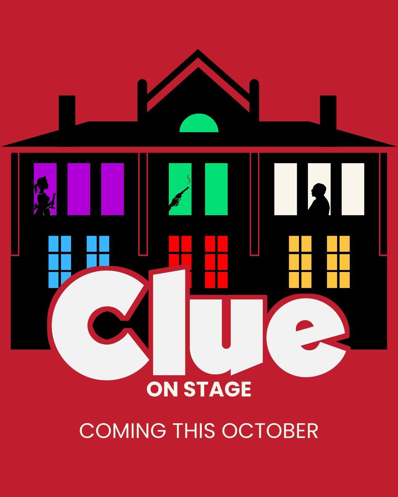 You GUESSED IT!
Coming this October: CLUE 🔍
Stay tuned for more details including audition dates.
🎉Congratulations to the winner of our Draw: @blzablosky 

__________
Some of you have been asking about our annual Christmas Musical... We can't revea