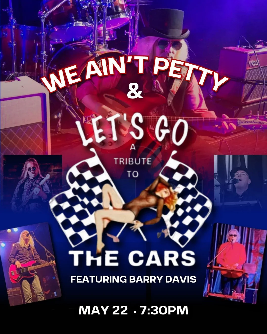 Two legendary sounds. One unforgettable night. 🎵
We Ain&rsquo;t Petty &amp; Let&rsquo;s Go hits the stage May 22 for a tribute-filled evening of iconic rock favourites.

Tickets on sale now: Visit our website's 'What's On' page - Link in bio🔗

#fla
