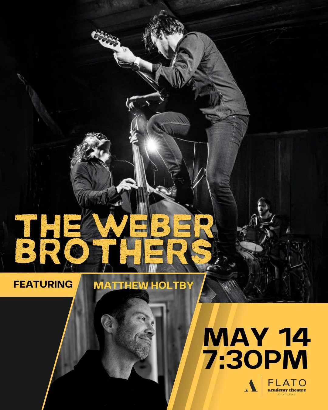 If you love authentic, roots-driven rock with timeless influences, this show is for you. @weberbrothers  deliver music that feels both classic and fresh&mdash;joined by the incredible @matthewholtbymusic .

📅 May 14 @ 7:30PM
🎟️ Tickets available no