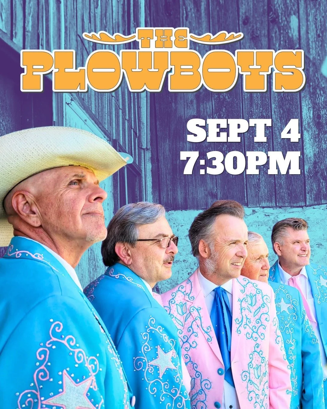 There's something special about live bluegrass. 🌾

From driving banjo tunes to heartfelt harmonies, The Plowboys deliver an unforgettable evening of music that celebrates tradition, storytelling, and exceptional musicianship.

📅 Sept 4 @ 7:30PM
🎟 