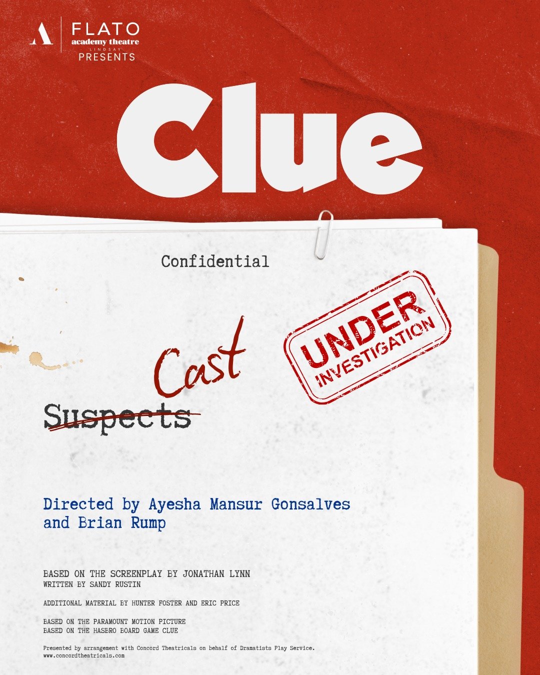 The cast is in. The mystery is set. 🕵️&zwj;♀️

Meet the cast of CLUE, coming to the stage this October!

Who will be the culprit? You'll have to join us to find out. 👀

🎟️ Tickets coming soon&mdash;stay tuned!

#FlatoAcademyTheatre #performingarts