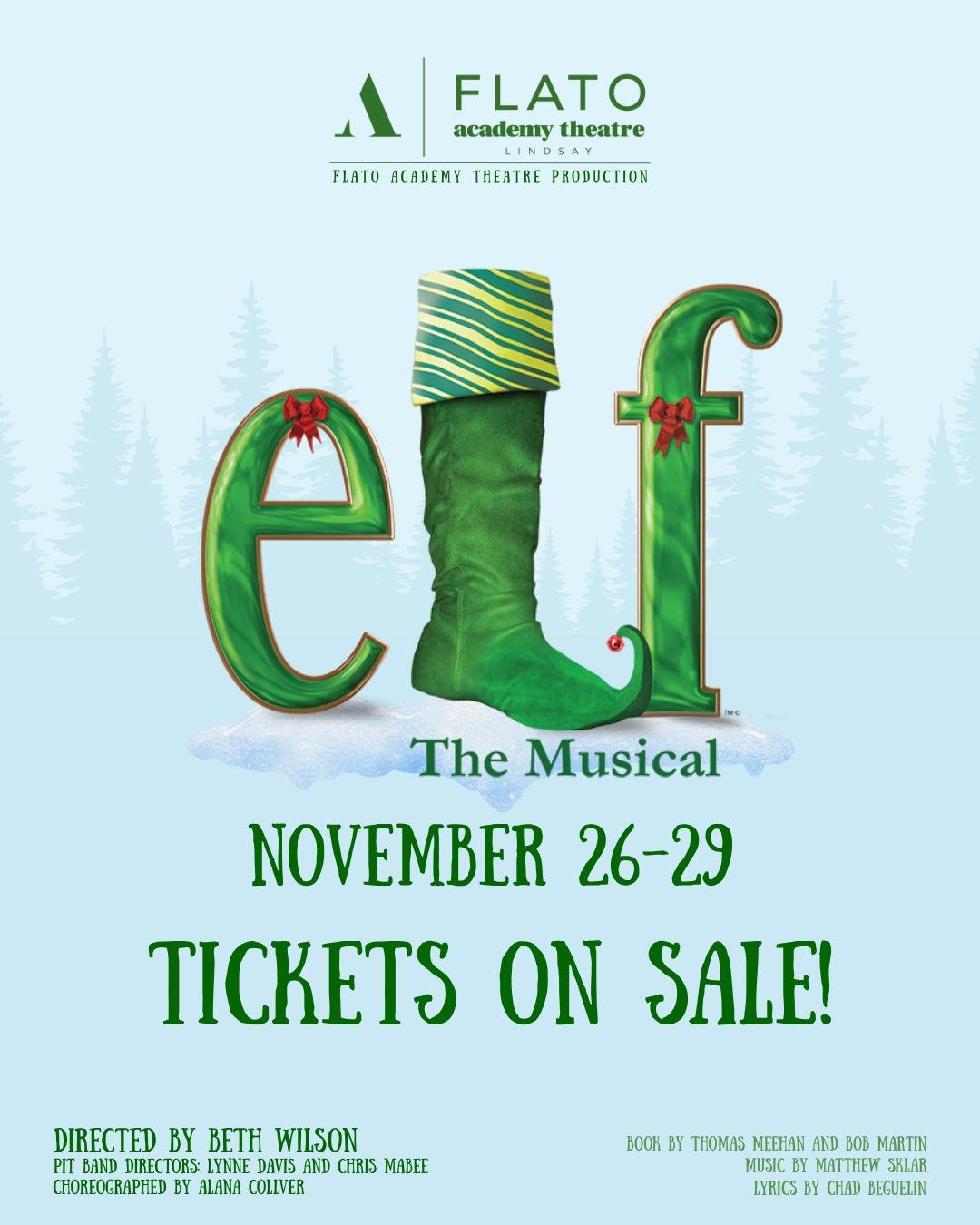 🎄 The wait is over... ELF The Musical is ON SALE NOW! 🎟️

Buddy is officially making his way to the Academy Theatre November 26&ndash;29, and now's your chance to secure your seats for this long-awaited holiday favourite.

Get ready for a heartwarm