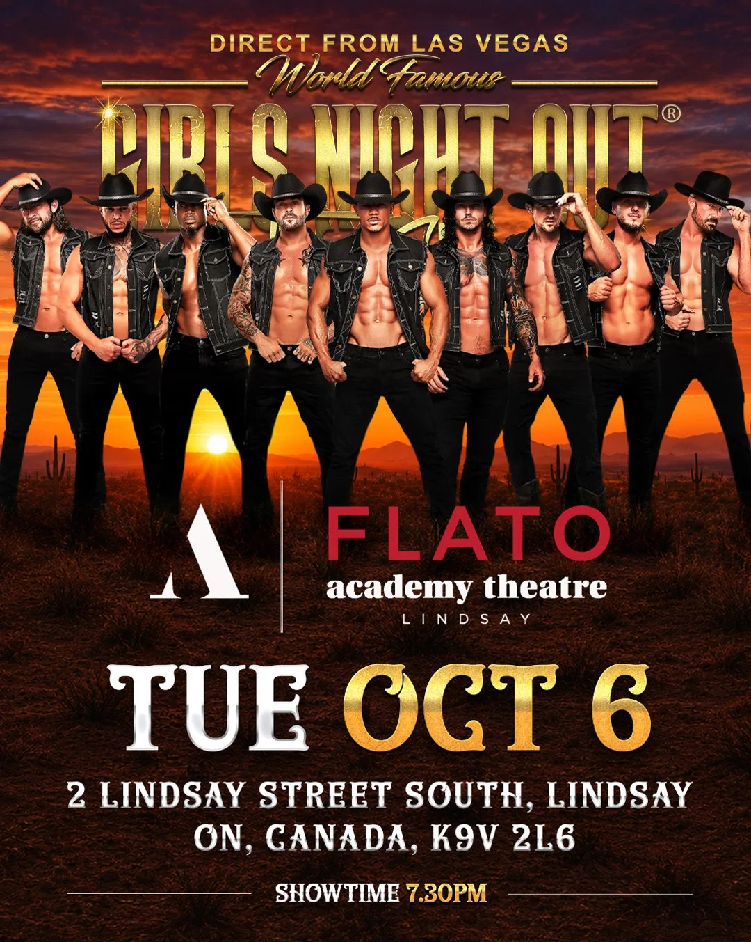 Ladies&hellip; your October plans just got a whole lot hotter. 🔥

Girls Night Out takes over Lindsay on October 6 at 7:30 PM for a high-energy, all-male dance revue packed with heart-pumping music, jaw-dropping choreography, cheeky humour, and an un