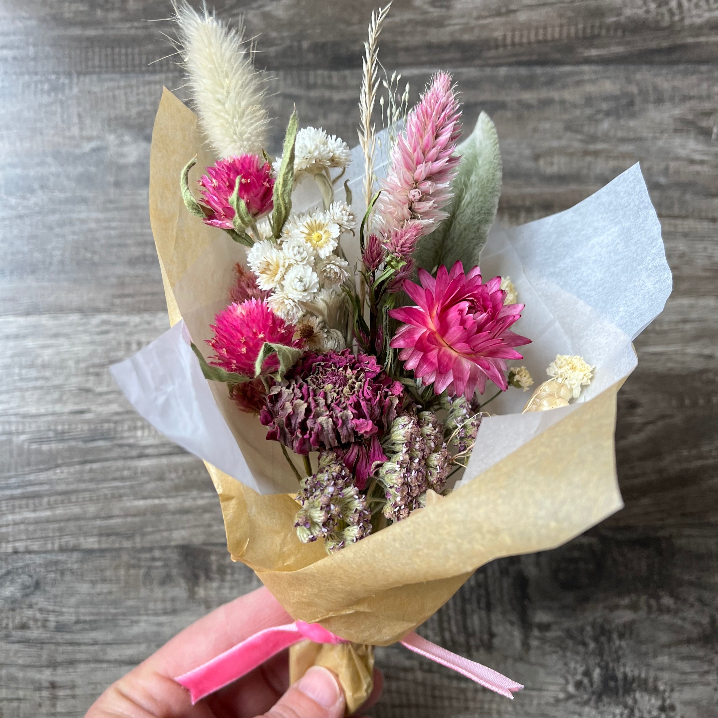 Pink+mini+dried+flower+bouquet.jpg
