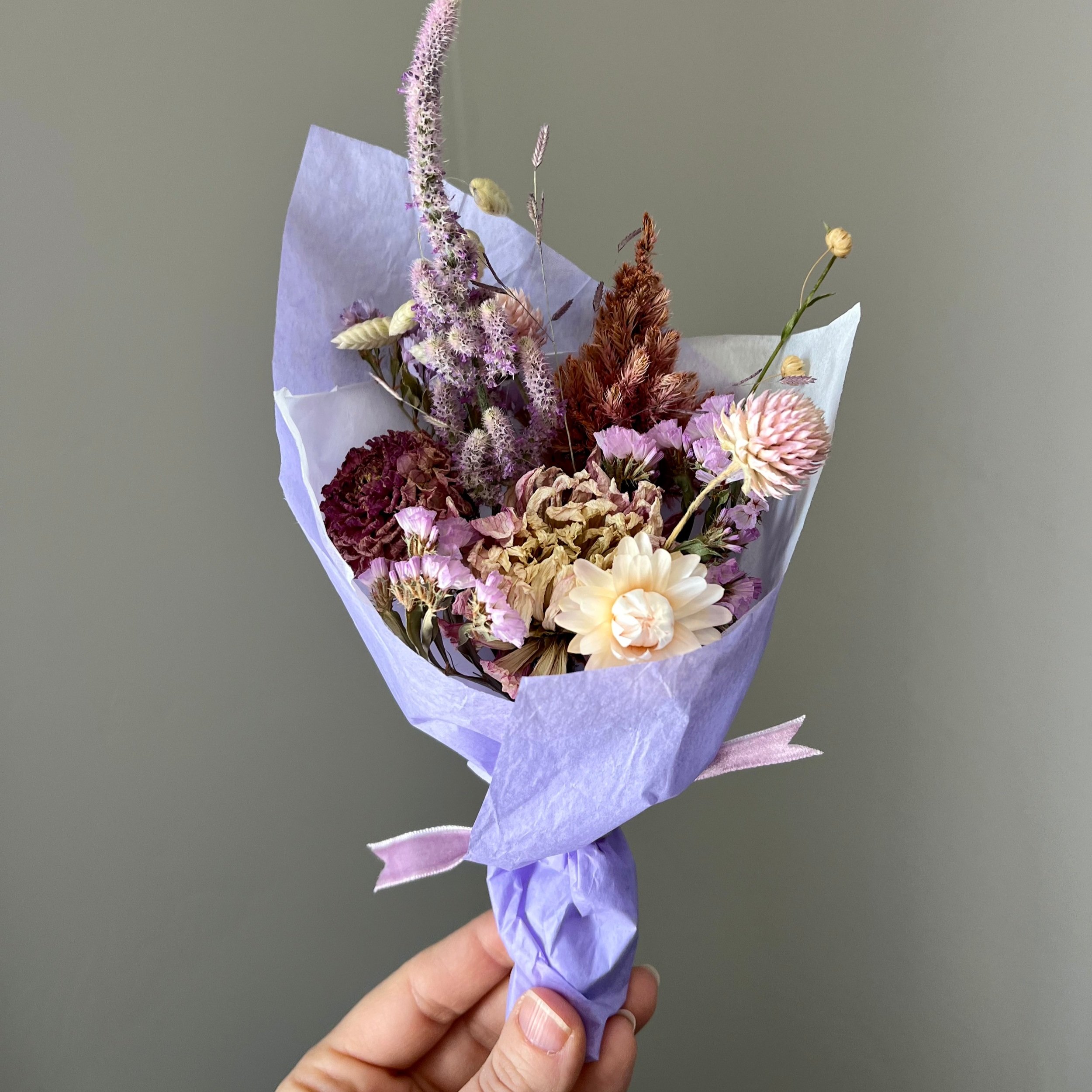Mini Dried Flower Bouquet