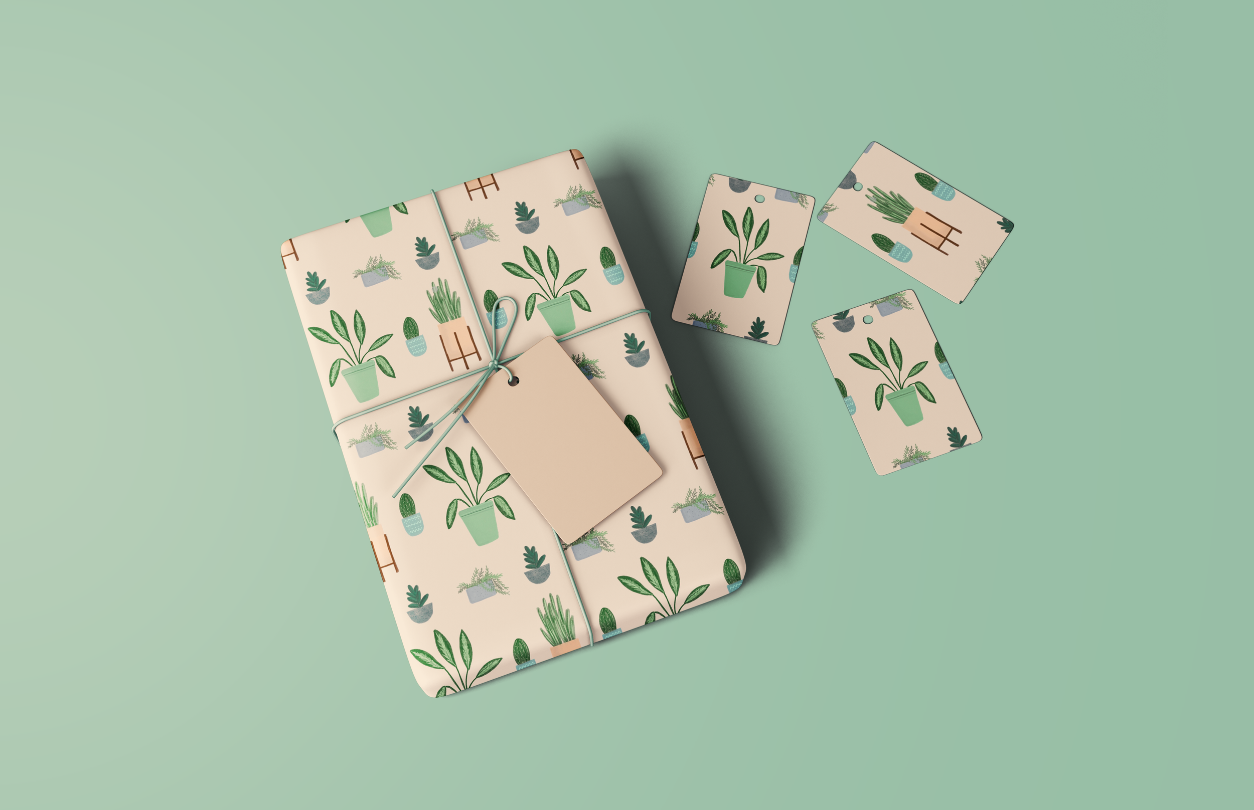 House Plant Wrapping Paper .png