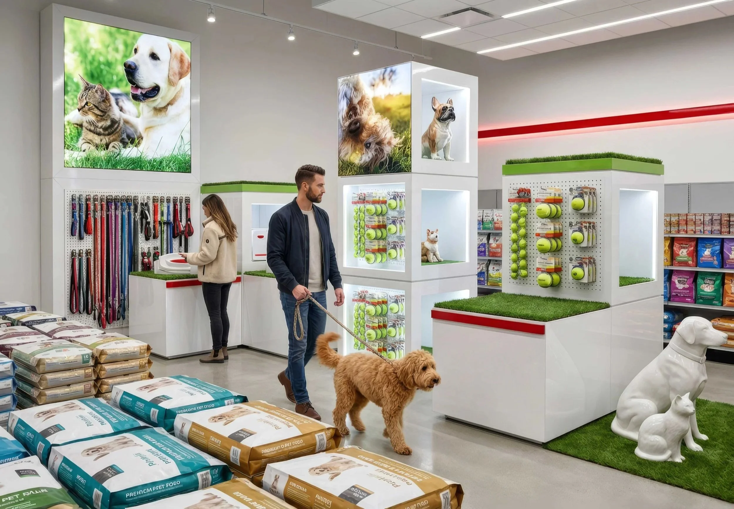 Modern Pet Care Aisle : Experiential Design