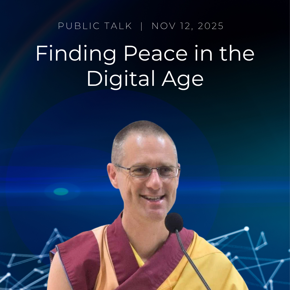 Public Talk • Finding Peace in the Digital Age