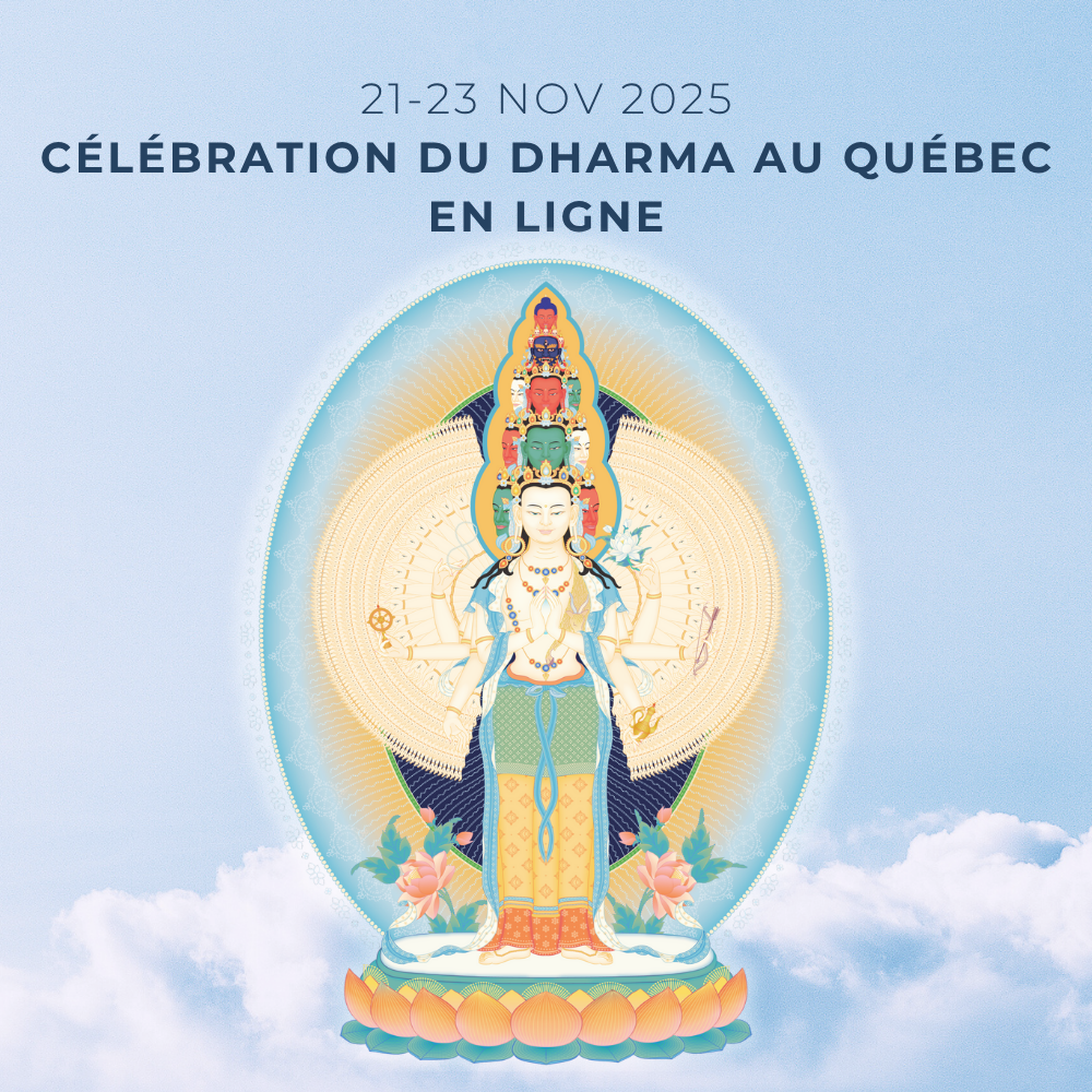Célébration du dharma au Québec 2025 - en ligne