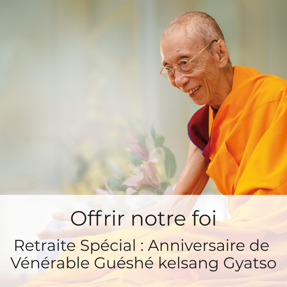 Retraite spéciale • Anniversaire de Vénérable Guéshé Kelsang Gyatso Rinpotché