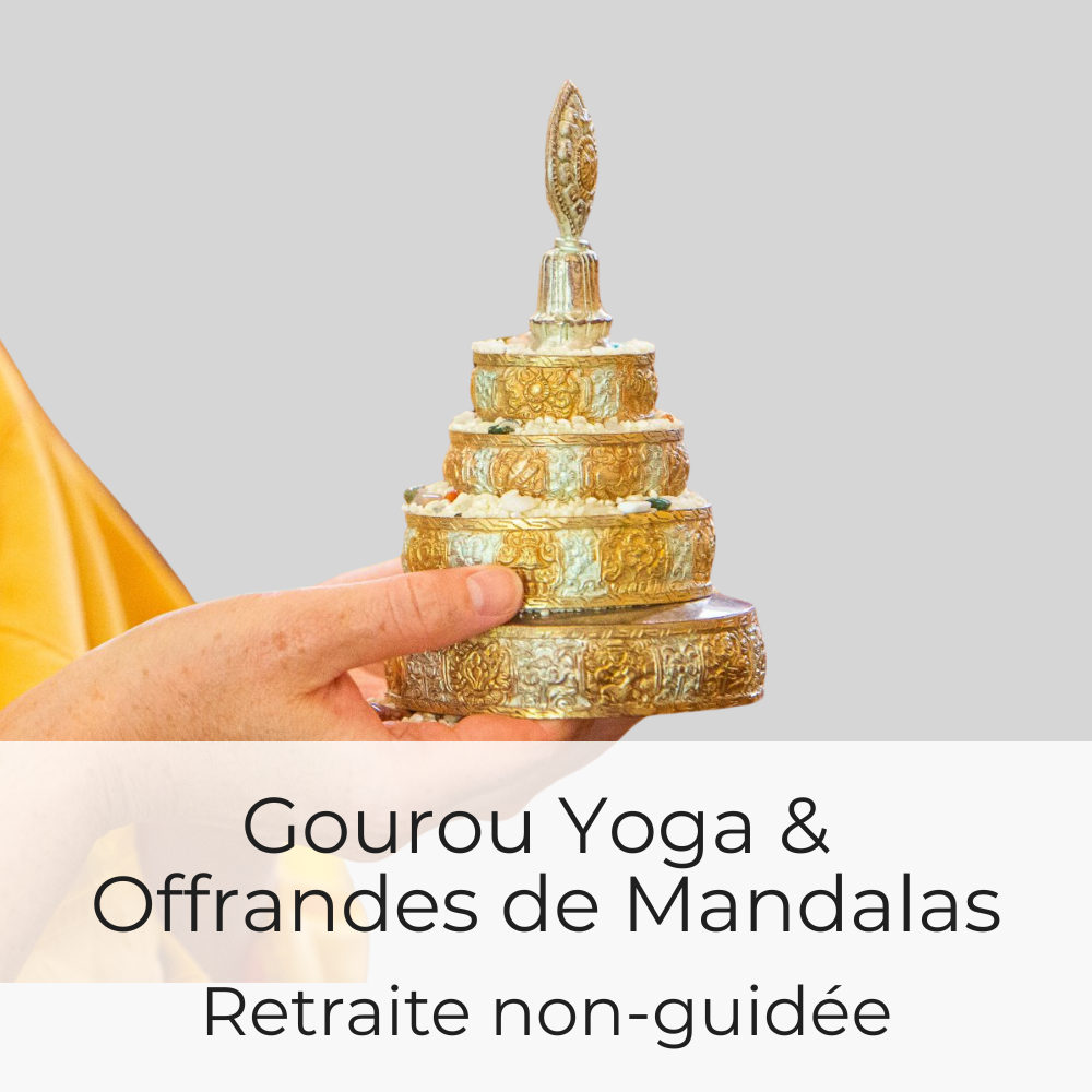 Retraite non-guidée • Gourou Yoga et offrandes de mandalas
