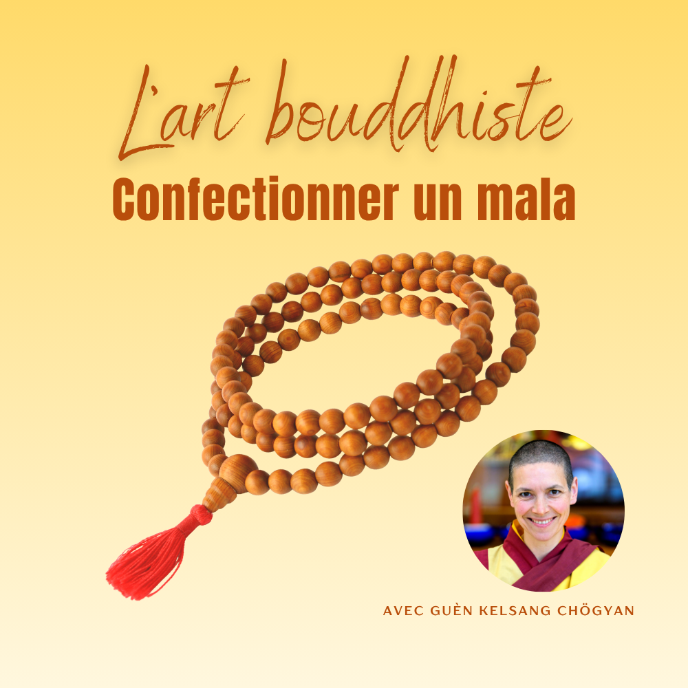 Atelier rituel • L'art bouddhiste | Confectionner un mala 