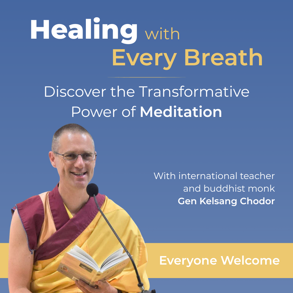 Public Talk • Healing with Every Breath : Discover the Transformative Power of Meditation