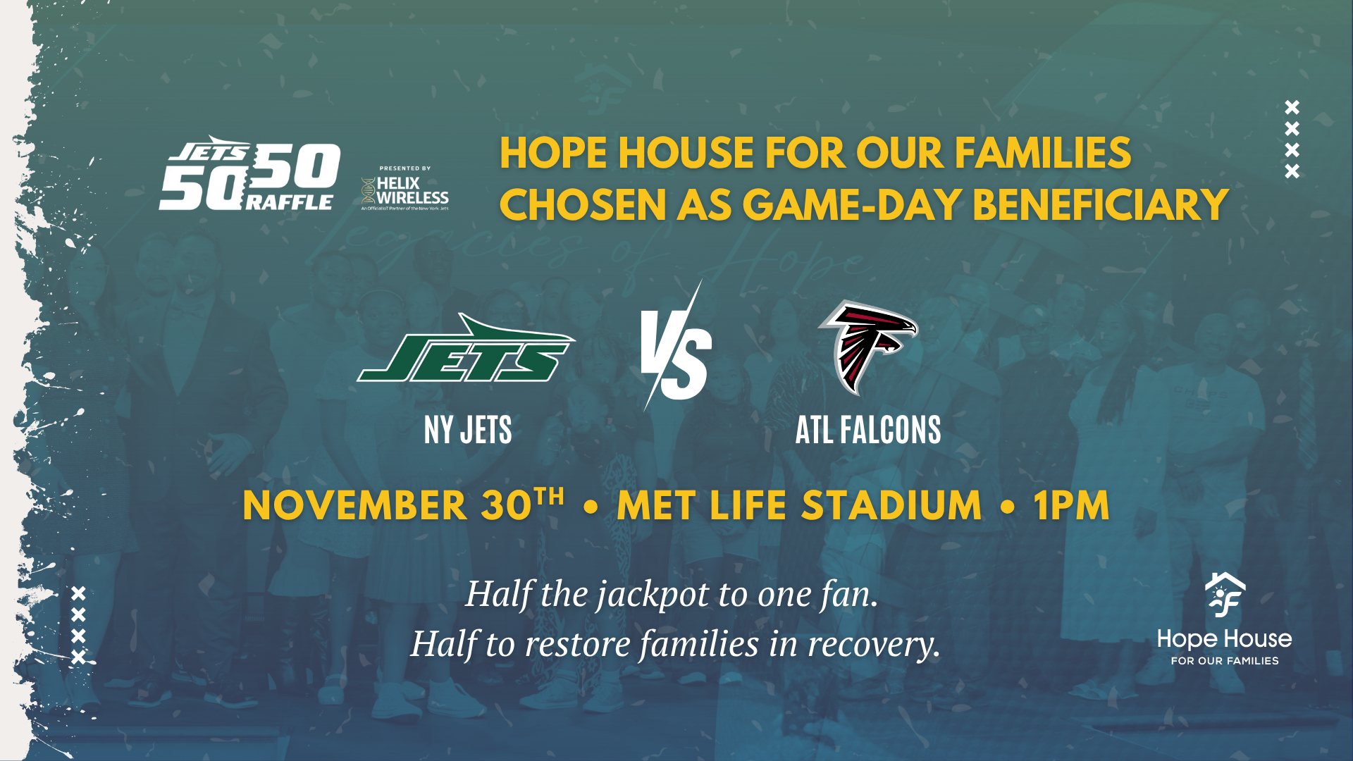 NY Jets Foundation 50/50 - Jets v Falcons