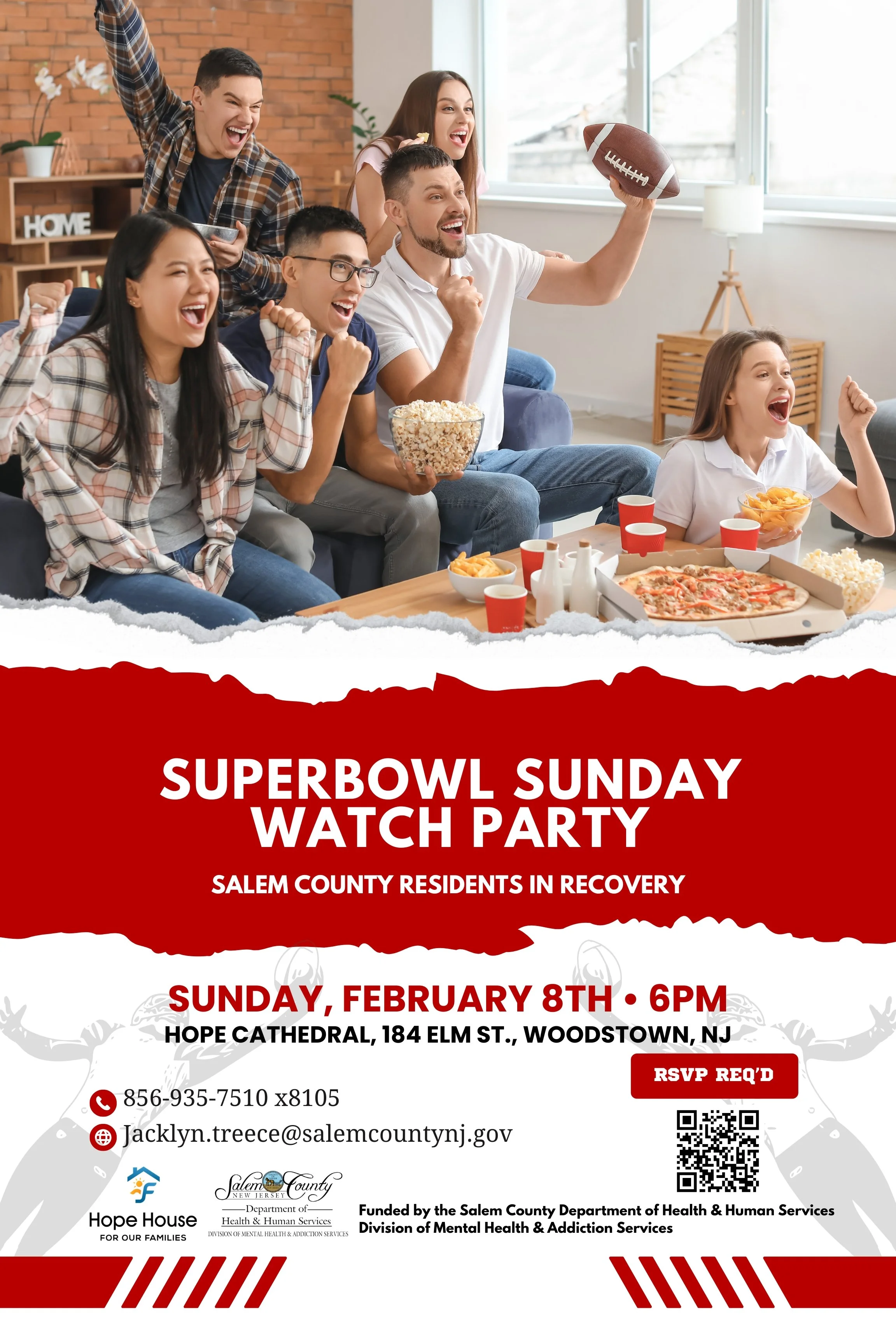 Superbowl sunday watch party
