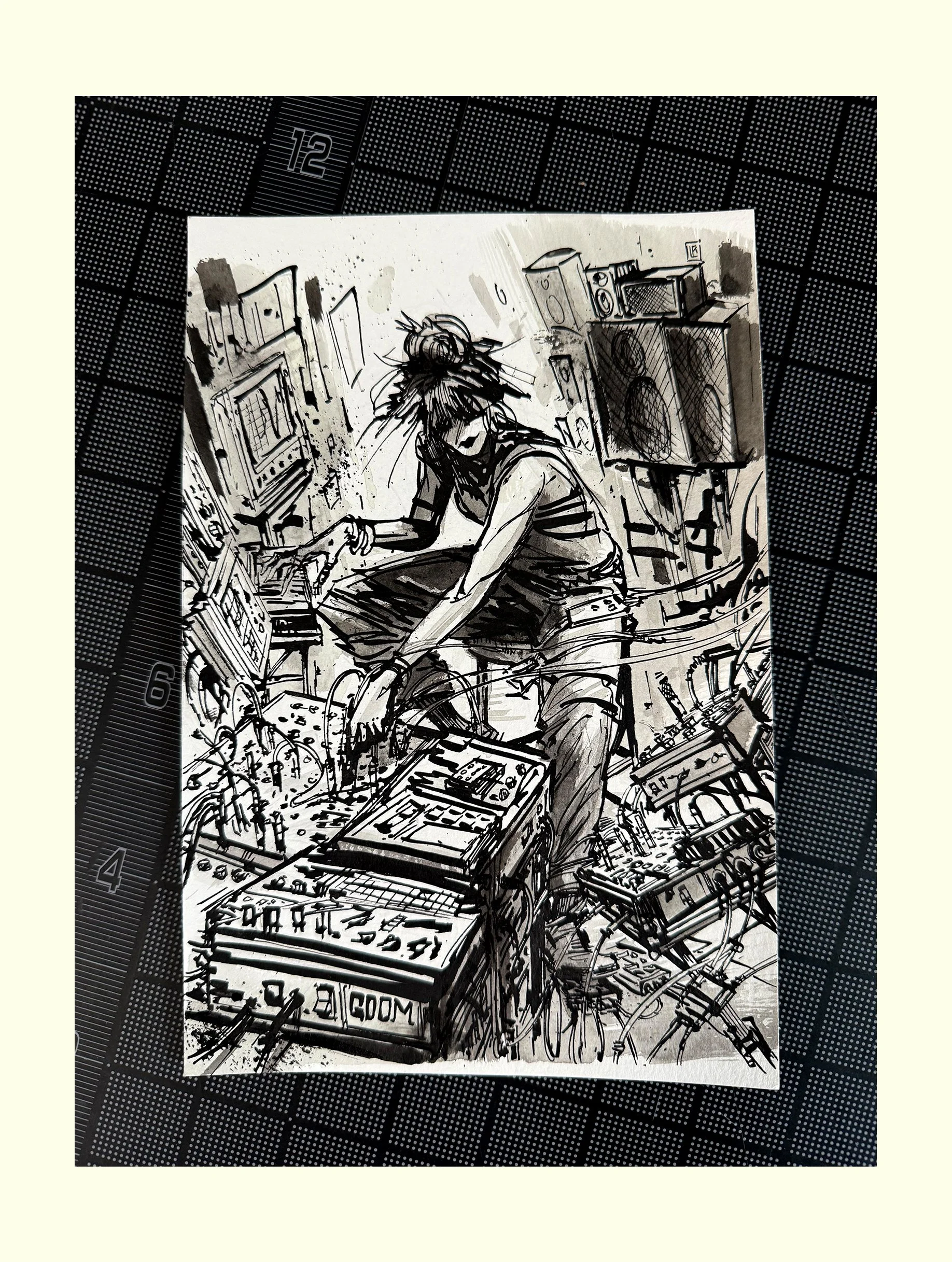"Navigator" - Original Ink Art