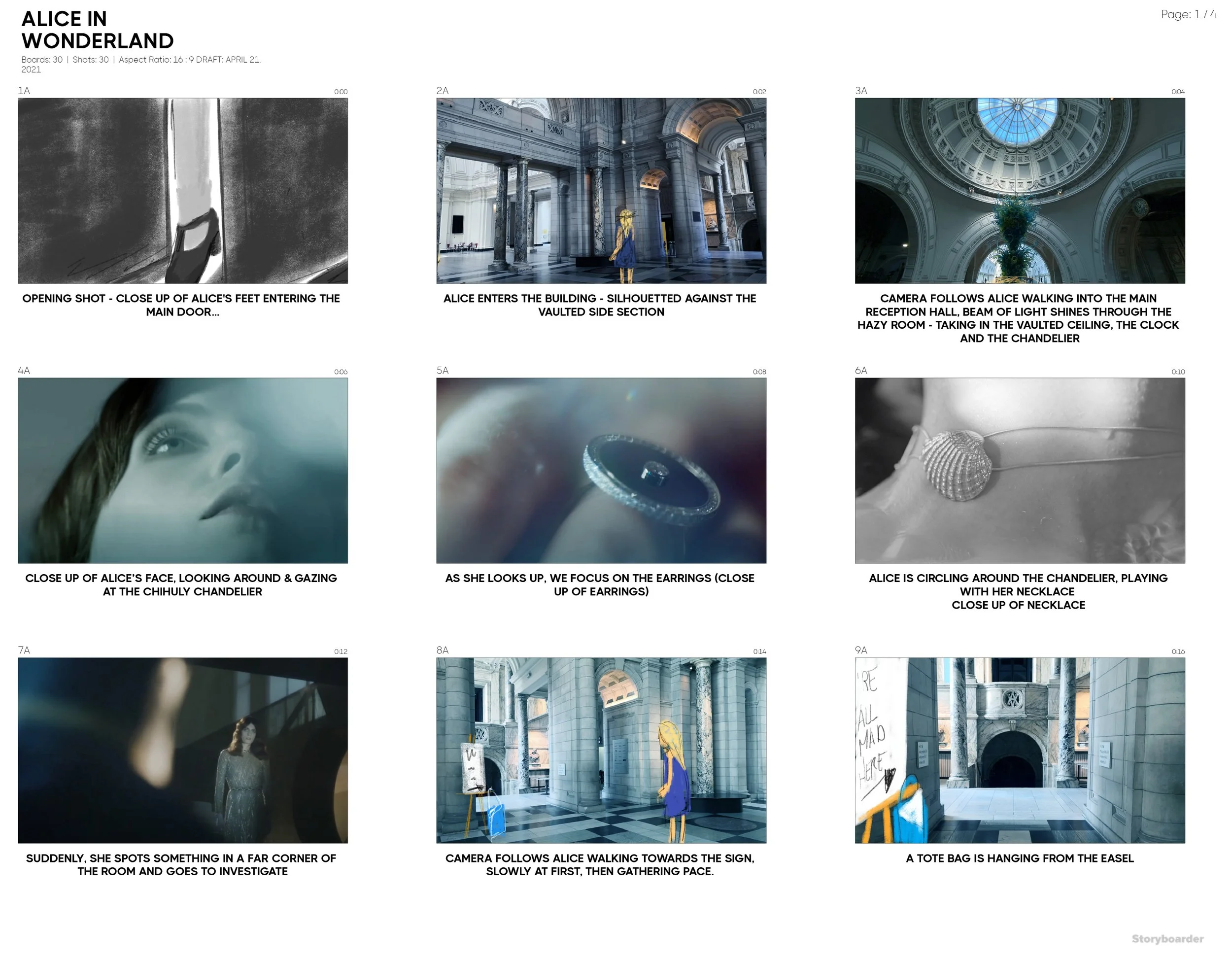 Storyboard and Production Ideas