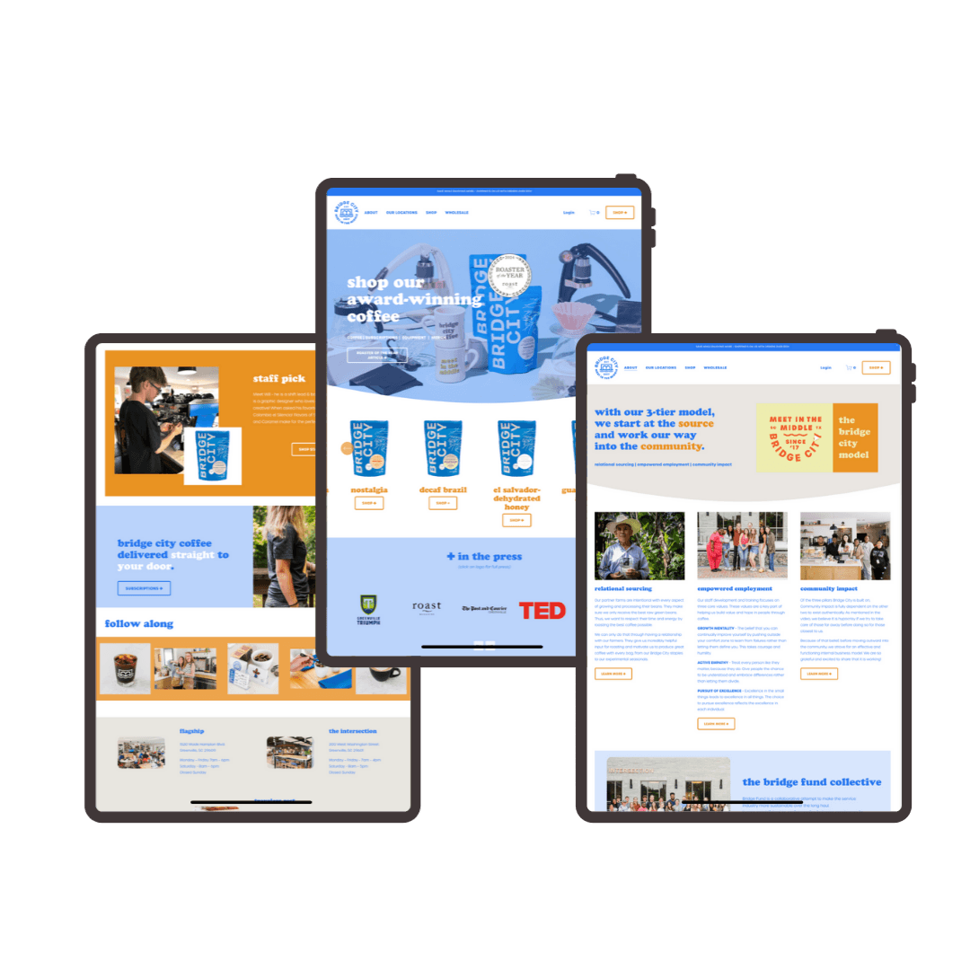 Website Design for Local Coffee Shop