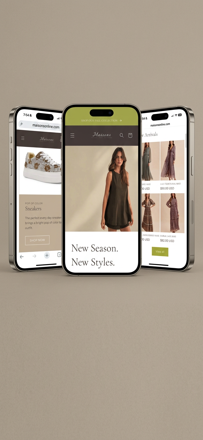 Greenville, SC Clothing Boutique Shopify Website Design