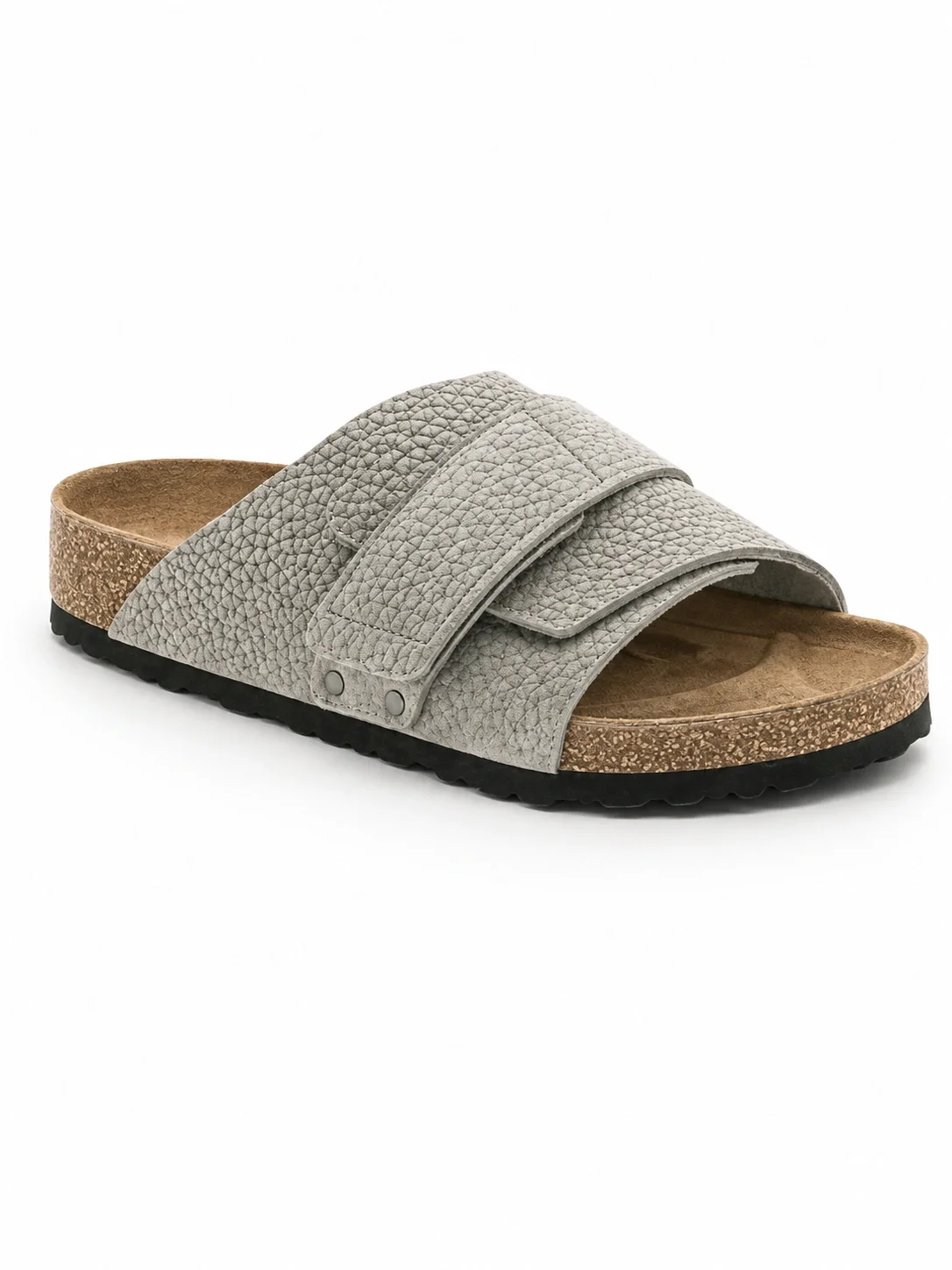 Birkenstock Kyoto sandals in a "Desert Buck Whale Gray"