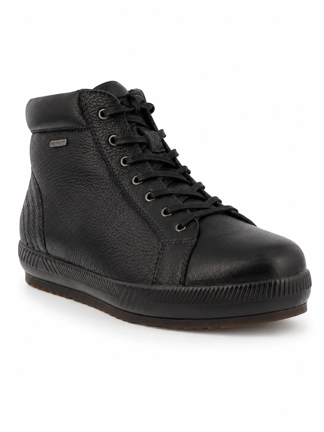 Black ankle boots for men