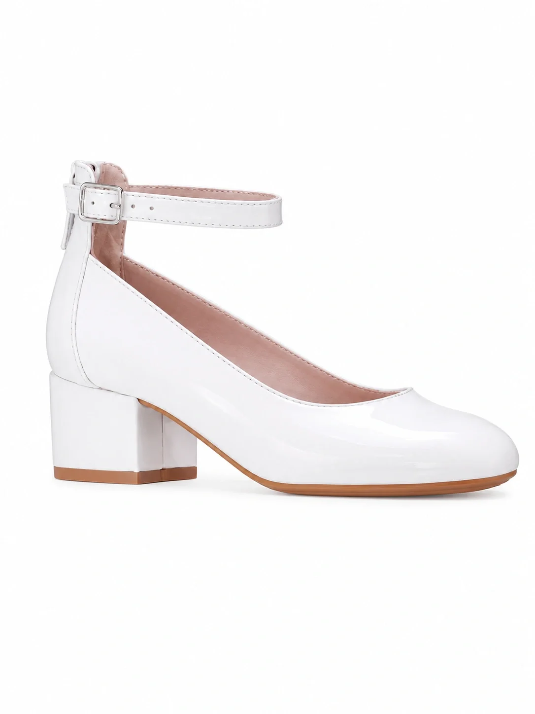 girls white shoe with strap.webp