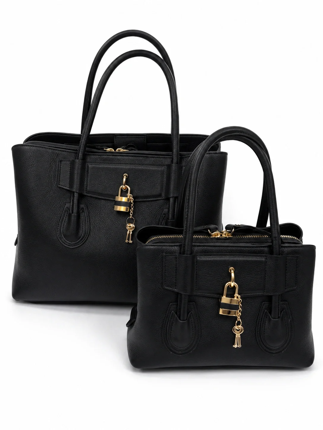 Bruno Rossi Dolly collection handbag in a glossy red finish