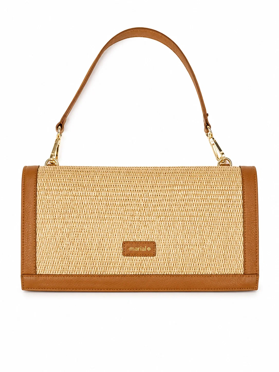 wicker clutch bag