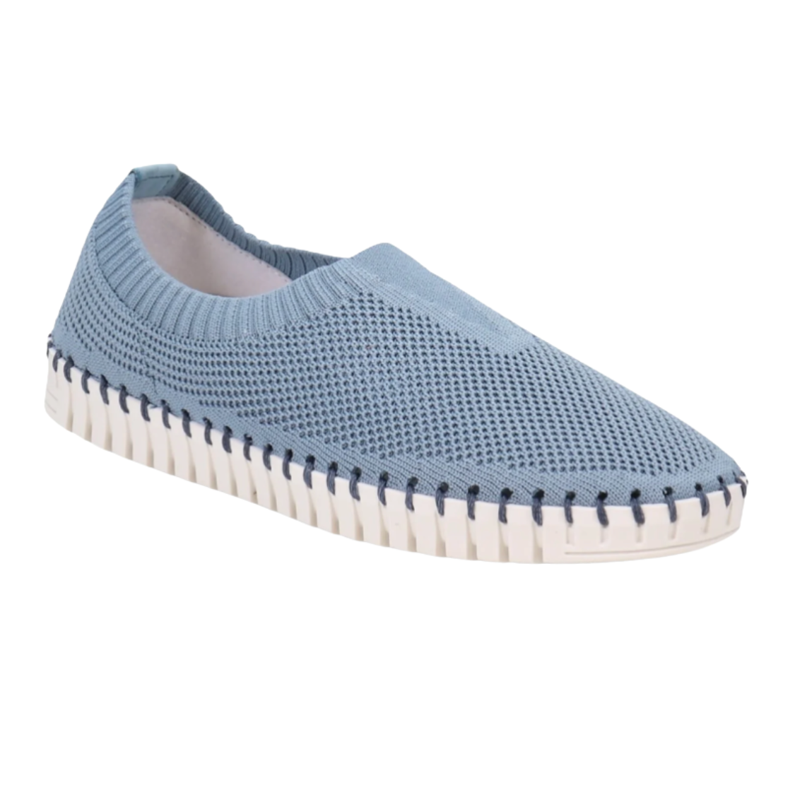 Eric Michael Lucy Powder blue slipon shoes for women breathable 1.png