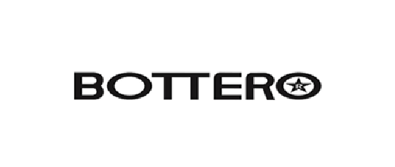 Logo of the brand 'Bottero' in black text with a star inside a circle next to it.