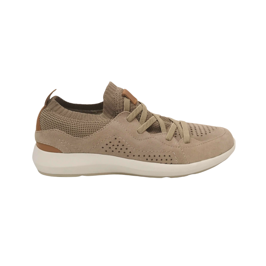 Earth flow grey suede leather comfortable sneakers for women.png