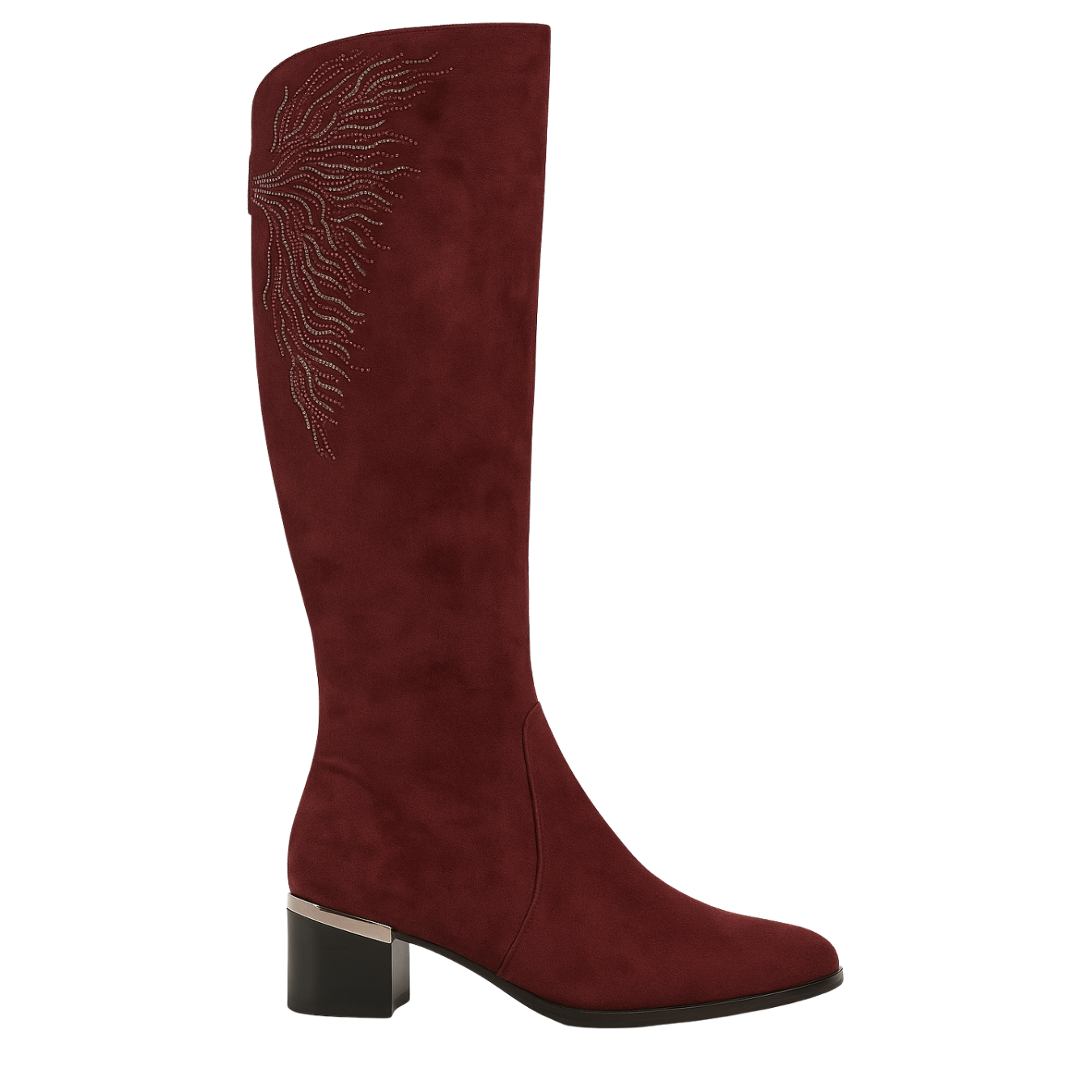 Azura aketa bordeaux high knee boot profile pc.png