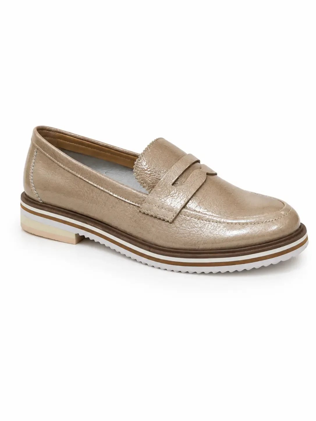 Regarde Le Ciel Dalma-02 loafers in taupe