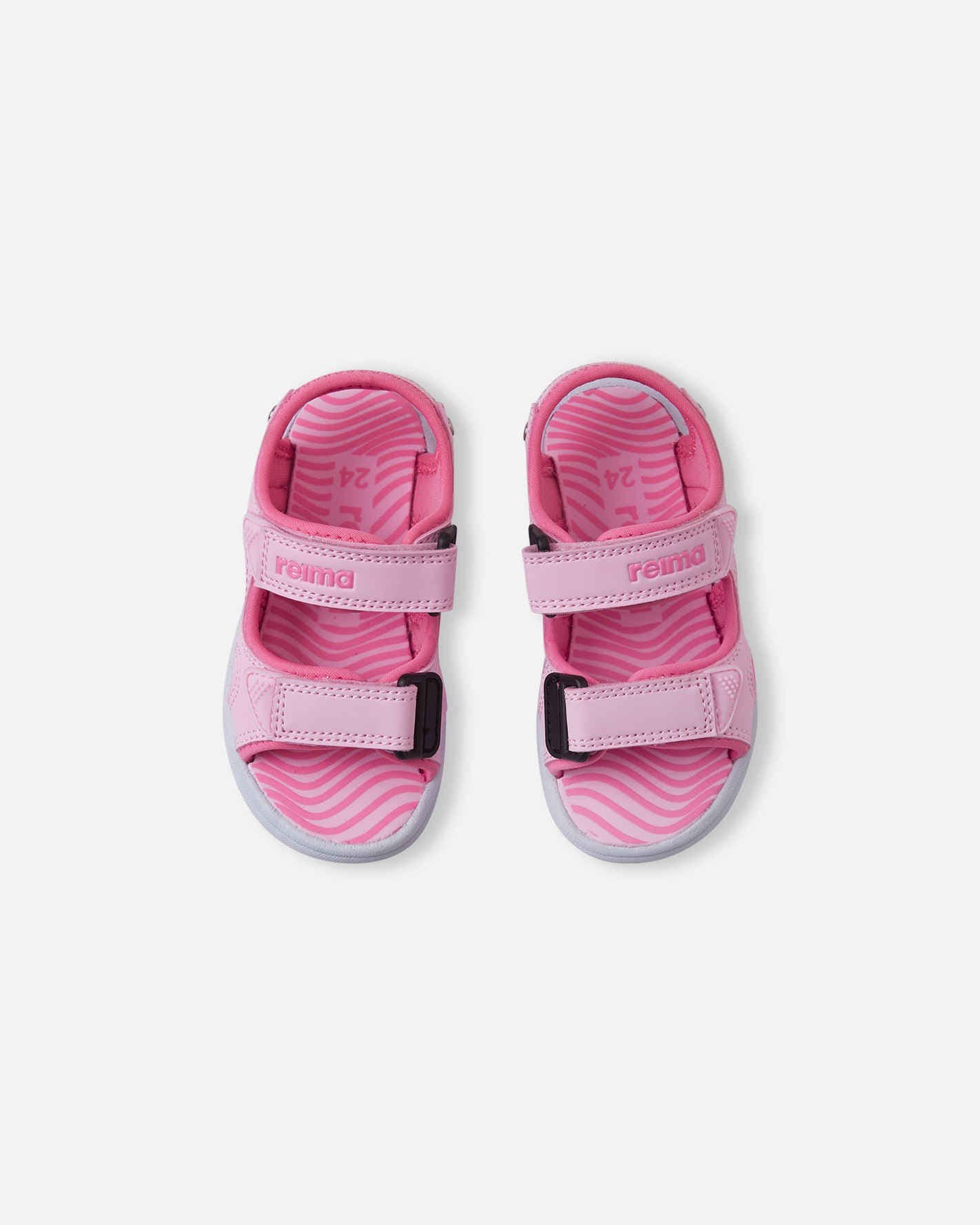 Reima Bungee Pink Sandals top view.jpg