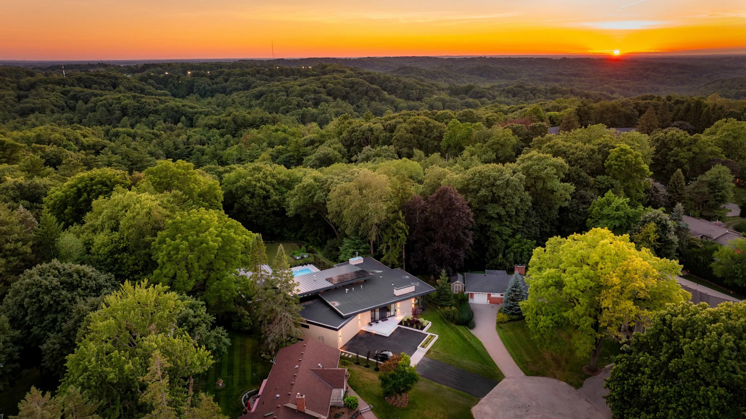 Architecture Drone Photography in Ancaster Ontario