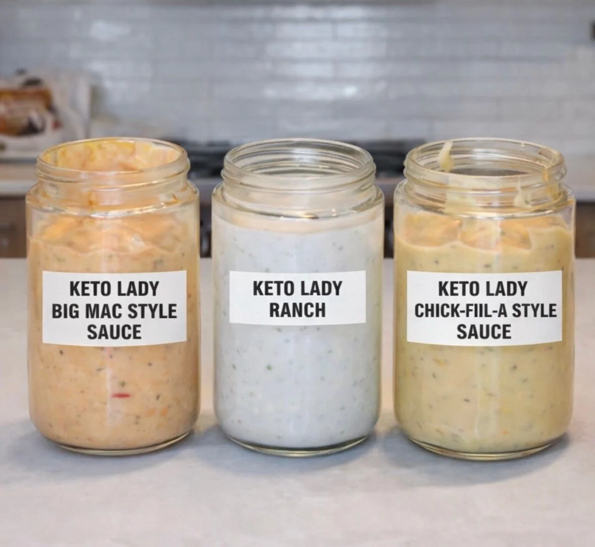 Keto Lady Golden Drive-Thru Sauce Trio