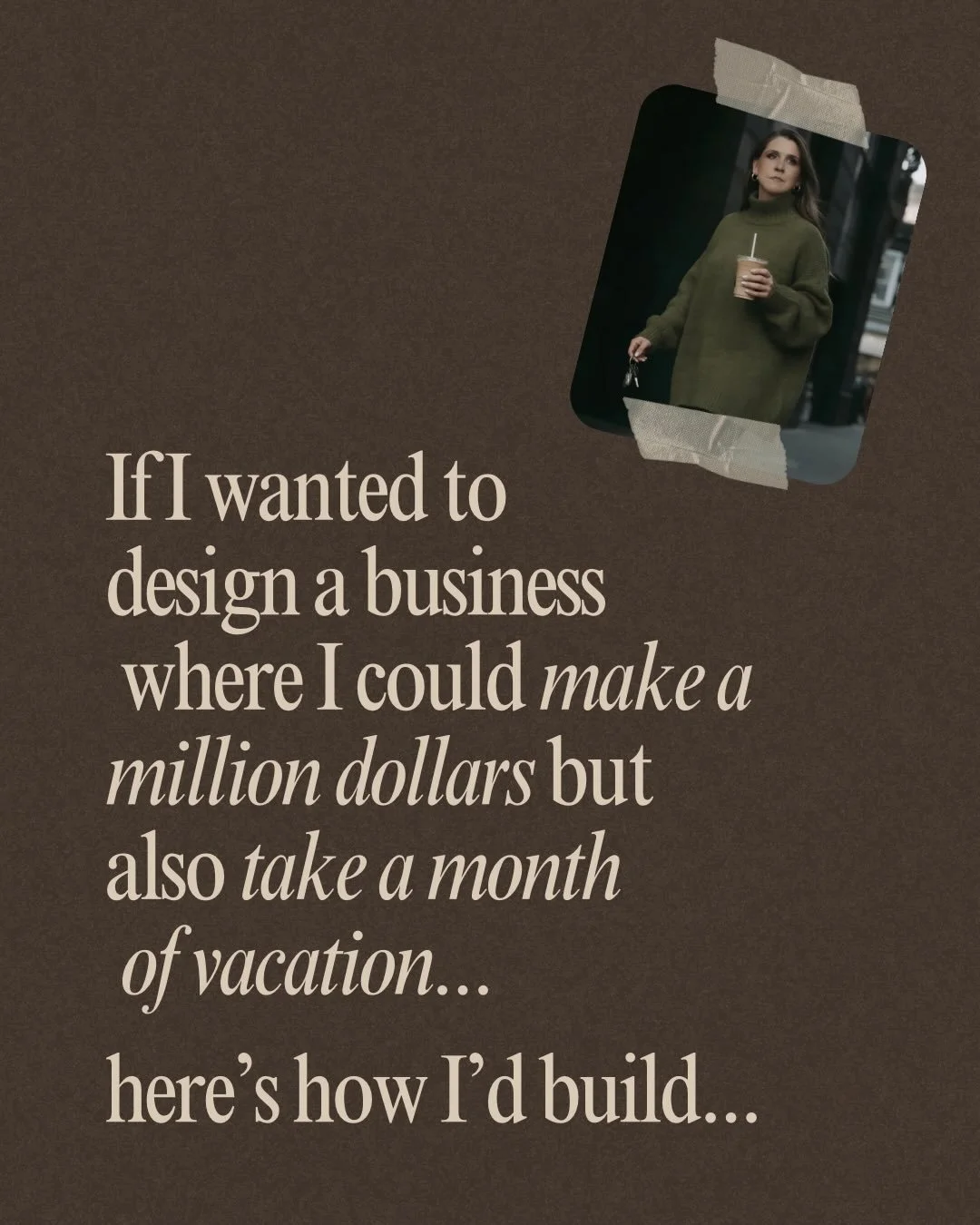 Want to learn exactly how to apply this to your own business in a way that actually supports the life you&rsquo;re trying to create?

Comment PODCAST and I&rsquo;ll send you the private audio feed.🎙️

I&rsquo;ve spent years studying one thing: Why s