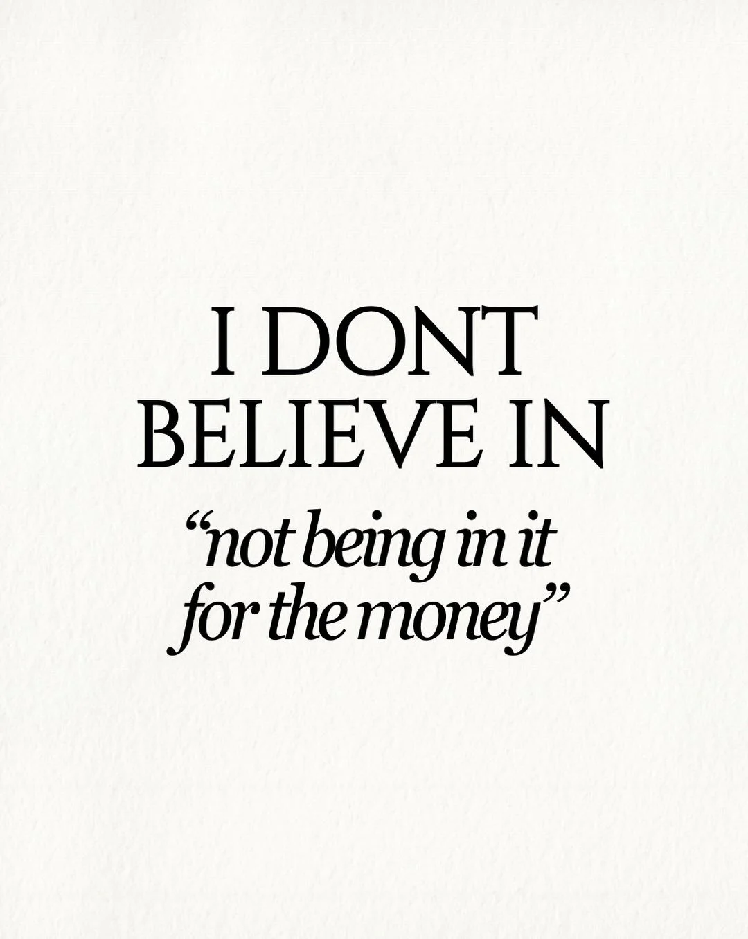 Apparently in the year 2026 we&rsquo;re still pretending wanting to build a business that makes a TON OF MONEY is less noble than wanting the things money makes possible.

Very strange hobby if you ask me.👀