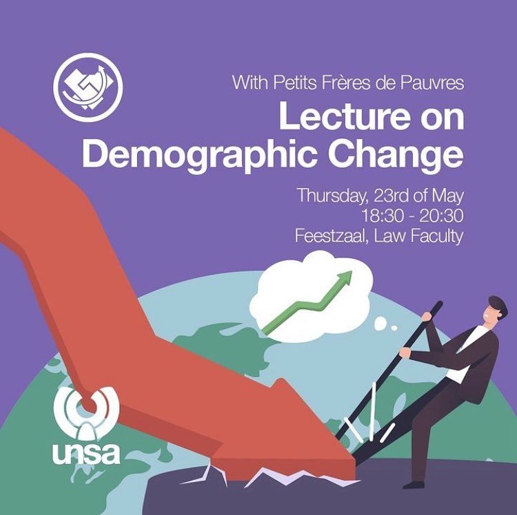 Petits Fr&egrave;res des Pauvres: Lecture on Demographic Change 🌍

Are you interested in learning about some of the pressing challenges of our time? Gain insights into the pressing issue of demographic change with us at our upcoming lecture, present