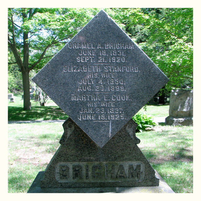 Grave of Jane’s victim and foster sister, Elizabeth Brigham