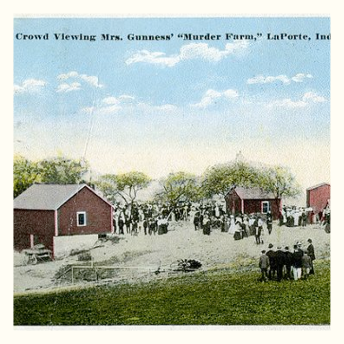 Gunness "Murder Farm" postcard