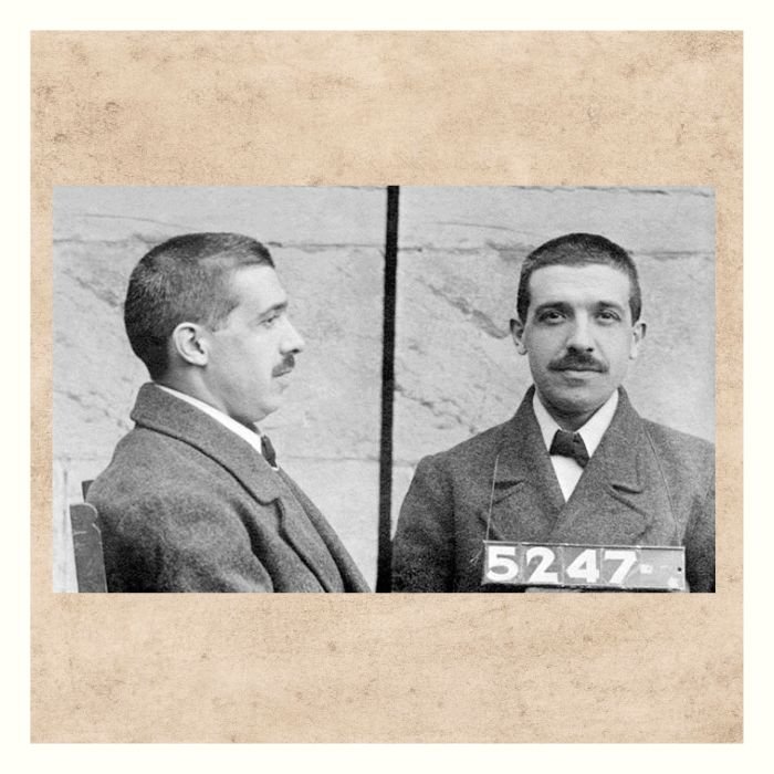 Charles Ponzi 1910 mugshot