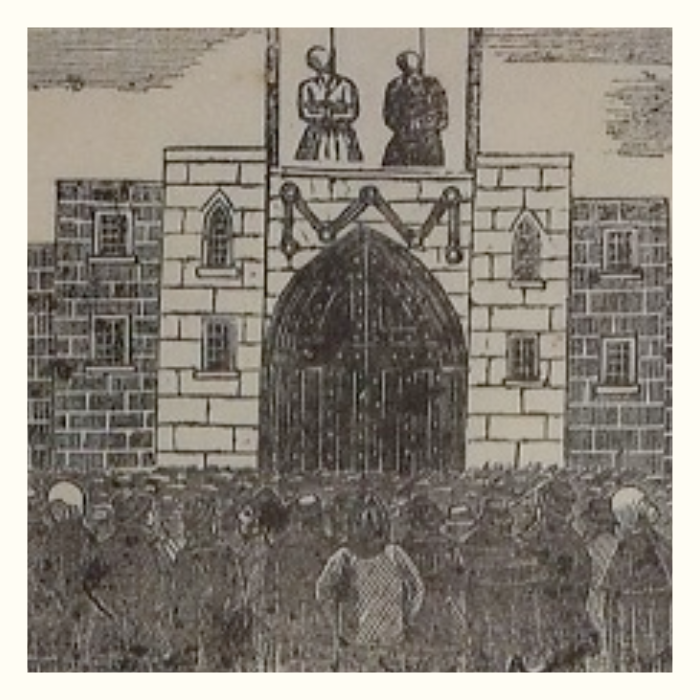 Drawing of the execution