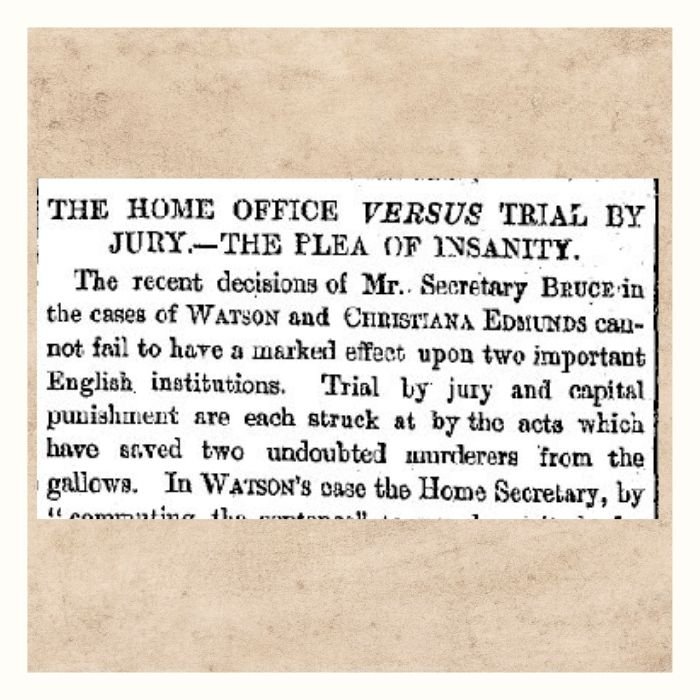 Newspaper coverage of the case